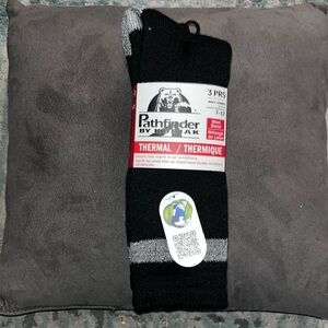 NWT Mens Pathfinder by Kodiak 3-Pack Thermal Wool Socks